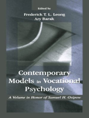 cover image of Contemporary Models in Vocational Psychology